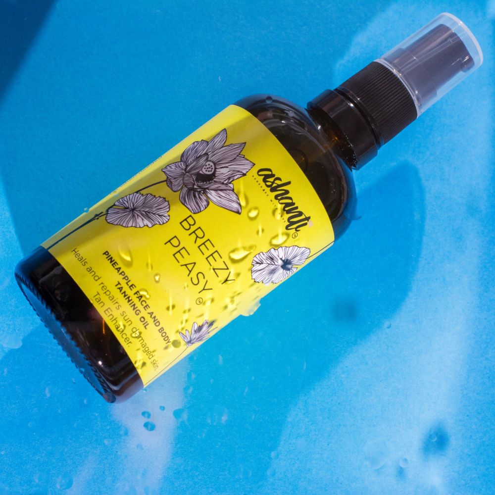 BREEZY PEASY! - PINEAPPLE FACE AND BODY TANNING OIL