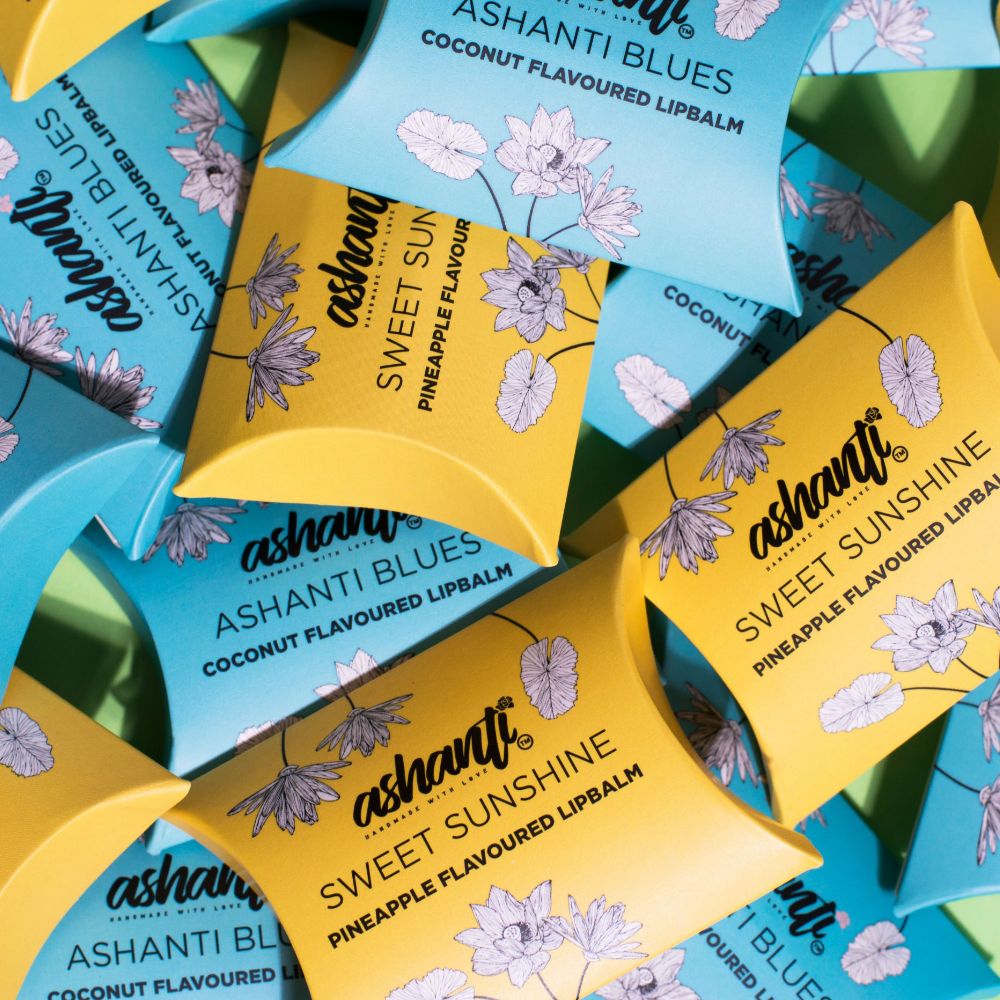 Sweet sunshine and Ashanti blues lip balm collection.jpeg